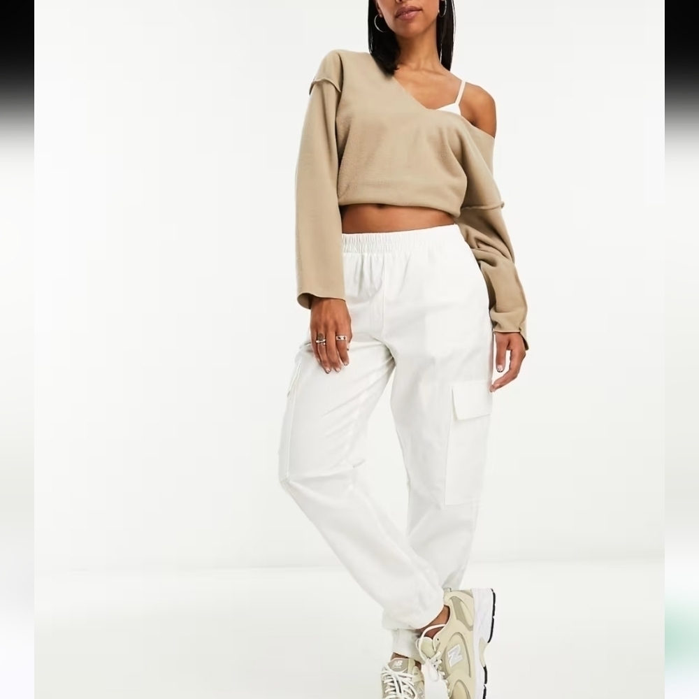 Asos Pull On Cargo Pants   Size 14